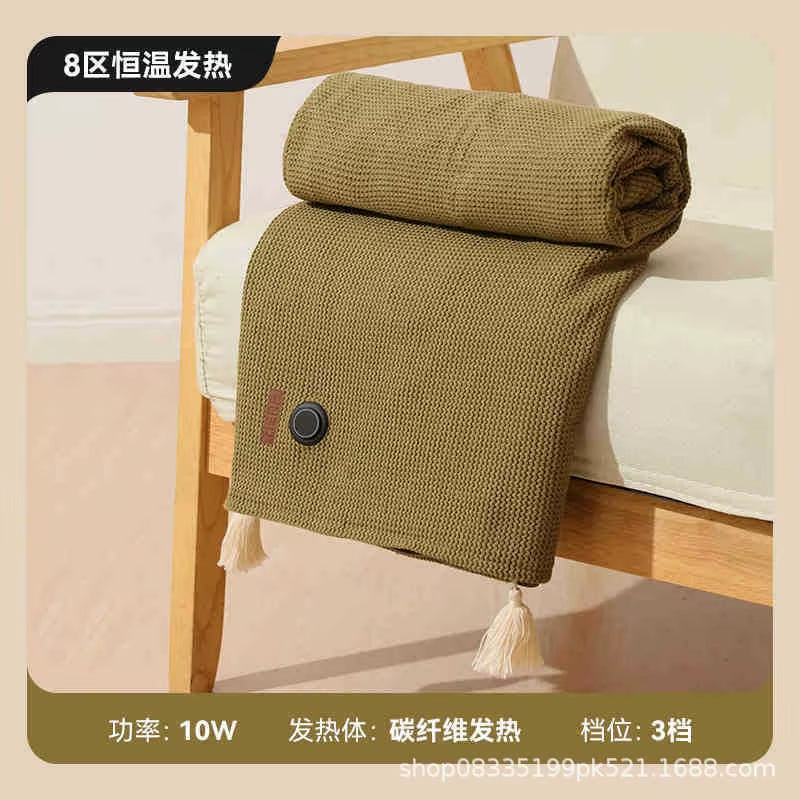 Wearable Electric Blanket 3 Heating Levels USB Heating Winter Warm Blanket Home Office Outdoor Heating Mattres Washable